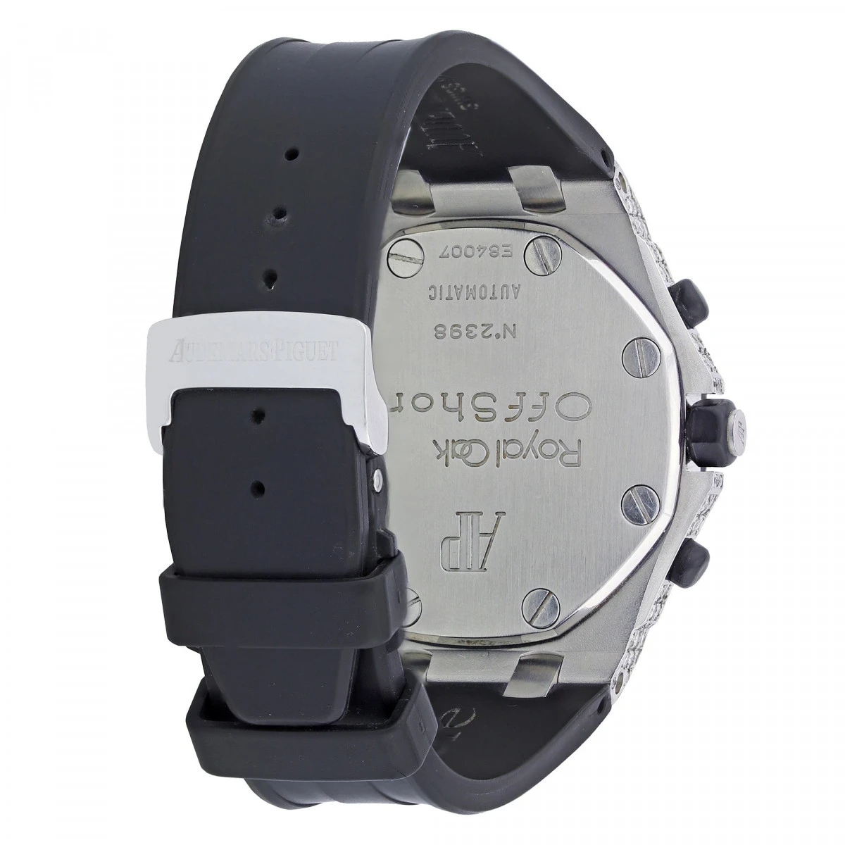 Men's Diamond Watch Audemars Piguet Royal Oak Offshore 42mm White Dial 5 Men's Diamond Watch Audemars Piguet Royal Oak Offshore 42mm White Dial - Image 3