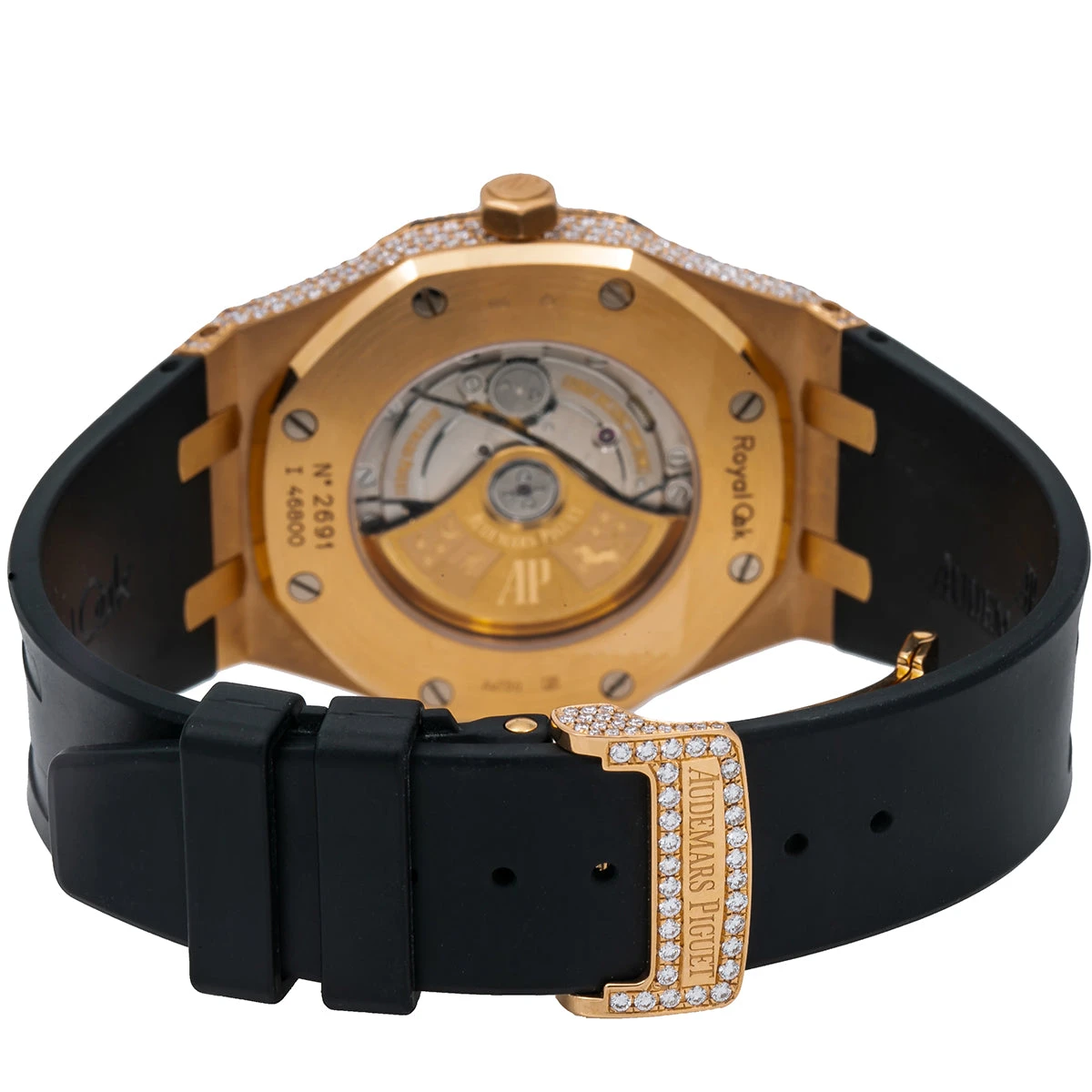 Men's Diamond Watch Audemars Piguet Royal Oak Selfwinding 18K Gold 6 Men's Diamond Watch Audemars Piguet Royal Oak Selfwinding 18K Gold - Image 4