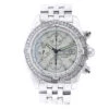 Men's Diamond Watch Breitling Chronomat Evolution 44mm White Dial