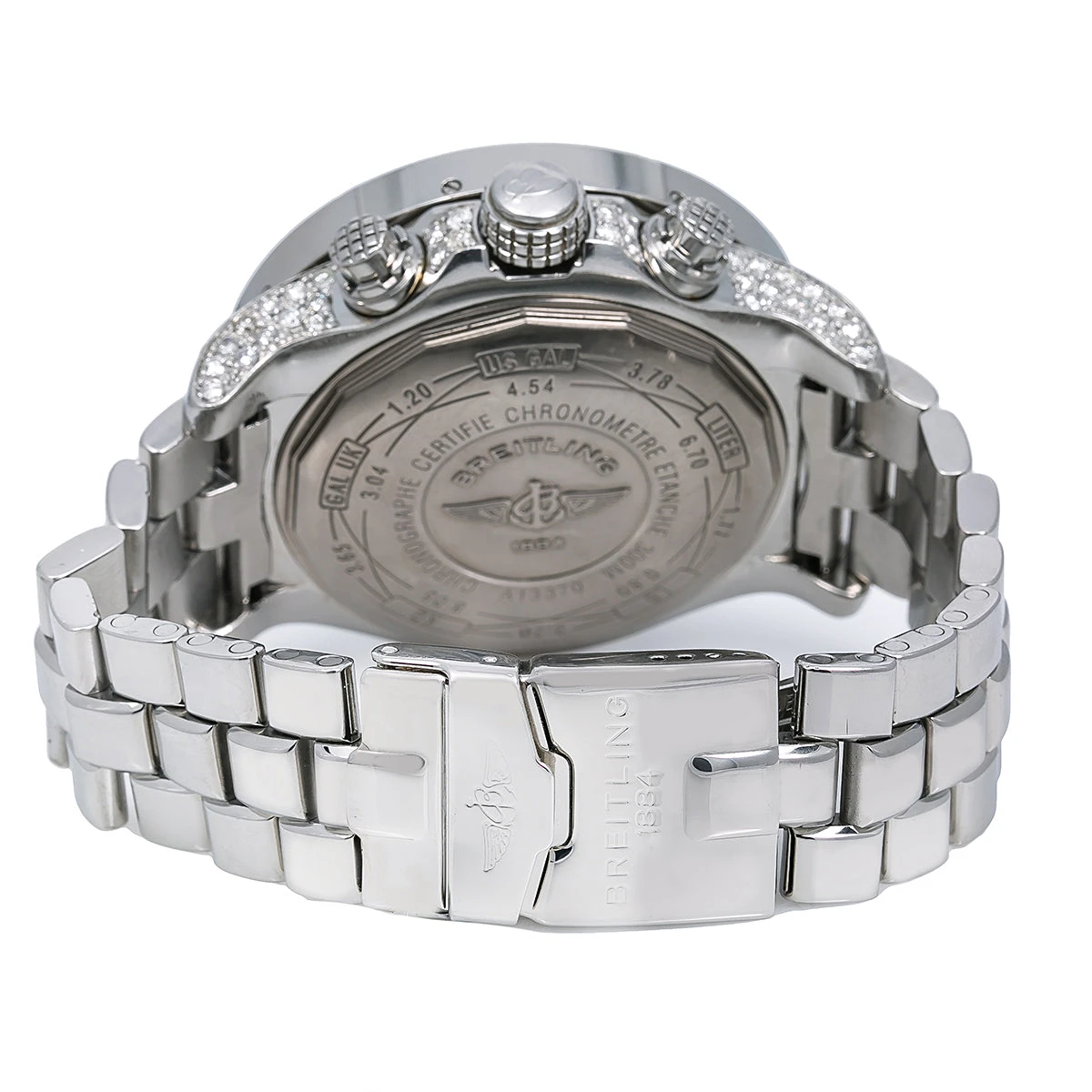 Men's Diamond Watch Breitling Super Avenger 48mm Black Dial 6 Men's Diamond Watch Breitling Super Avenger 48mm Black Dial - Image 4