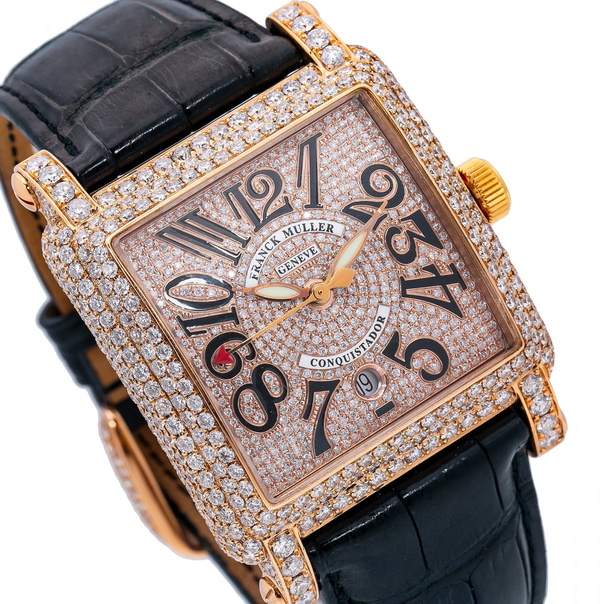 Men's Diamond Watch Franck Muller Conquistador Cortez 18K Gold 4 Men's Diamond Watch Franck Muller Conquistador Cortez 18K Gold - Image 2