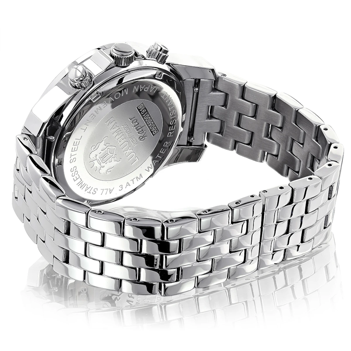 Men's Diamond LUXURMAN Diamond Watch 2.5ct 4 Men's Diamond LUXURMAN Diamond Watch 2.5ct - Image 2
