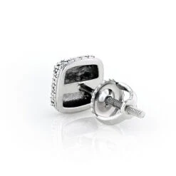 Men's Earrings: Single Sterling Silver Diamond Stud Earring 0.02ct 6 Men's Earrings: Single Sterling Silver Diamond Stud Earring 0.02ct -Its Hot Jewelry Shop mens earrings single sterling silver diamond stud earring 002ct back