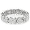 Men's Silver Diamond Bracelet 3.25 Ct -Its Hot Jewelry Shop mens silver diamond bracelet 325 ct p 43298