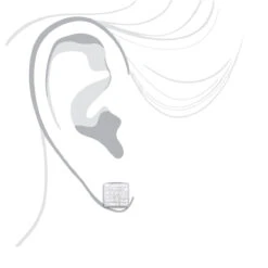 Men's Single Princess Cut Diamond Stud Earring 14K White Gold 1ct 7 Men's Single Princess Cut Diamond Stud Earring 14K White Gold 1ct -Its Hot Jewelry Shop mens single princess cut diamond stud earring 14k gold 1ct 3