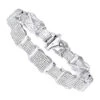 Men's Sterling Silver Diamond Bracelet 4 Ct -Its Hot Jewelry Shop mens sterling silver diamond bracelet 460ct p 43103