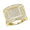 Men's Unique Diamond Ring 14K Yellow Gold 1.25ct -Its Hot Jewelry Shop mens unique diamond ring 14k 138ct p 41439 ye