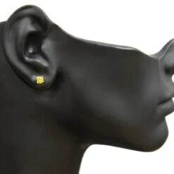 Men's Yellow Diamond Stud Earring 0.25ct 14K Yellow Gold 7 Men's Yellow Diamond Stud Earring 0.25ct 14K Yellow Gold -Its Hot Jewelry Shop mens yellow diamond stud earring 025ct 14k gold 3
