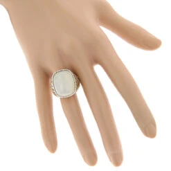 Moonstone 14K Yellow Gold Diamond White Moonstone Ring 17.2 12 Moonstone 14K Yellow Gold Diamond White Moonstone Ring 17.2 -Its Hot Jewelry Shop moonstone jewelry 14k diamond white moonstone ring 172 p 6086 bodye
