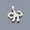 Small Heart Bow Diamond Pendant 0.17ct Sterling Silver 2 Small Heart Bow Diamond Pendant 0.17ct Sterling Silver -Its Hot Jewelry Shop open heart bow diamond pendant 017ct sterling silver p 44284