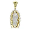 Our Lady Of Guadalupe 10K Yellow Gold Blessed Virgin Mary Diamond Pendant -Its Hot Jewelry Shop our lady of guadalupe real 10k gold blessed virgin mary diamond pendant mainye