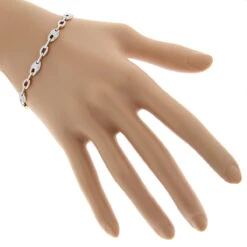 Pave 14K White Gold Ladies Diamond Bracelet 1.1ct -Its Hot Jewelry Shop pave bracelets 14k gold ladies diamond bracelet 145ct p 7197 bodye