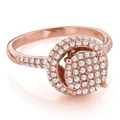 Pave Diamond Engagement Ring 0.64ct 14K Yellow Gold 9 Pave Diamond Engagement Ring 0.64ct 14K Yellow Gold -Its Hot Jewelry Shop pave diamond engagement ring 064ct 14k p 44744 ro