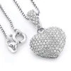 Pave Diamond Heart Pendant 0.48ct Sterling Silver -Its Hot Jewelry Shop pave diamond heart pendant 048ct sterling silver p 42672
