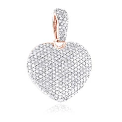 1 Carat Pave Diamond Heart Pendant 14K White Gold 10 1 Carat Pave Diamond Heart Pendant 14K White Gold -Its Hot Jewelry Shop pave diamond heart pendant 14k gold 113ct p 22303 ro