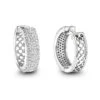 Pave Diamond Hoop Earrings 1.20ct 14K White Gold -Its Hot Jewelry Shop pave diamond hoop earrings 120ct 14k gold p 49172 wh
