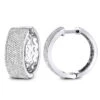 Pave Diamond Hoop Earrings 1.75ct 14K White Gold 1 Pave Diamond Hoop Earrings 1.75ct 14K White Gold -Its Hot Jewelry Shop pave diamond hoop earrings 195ct 14k p 42950 wh