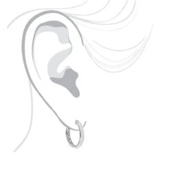 Pave Diamond Hoop Earrings 2.45ct -Its Hot Jewelry Shop pave diamond hoop earrings 245ct p 40635 bodwh