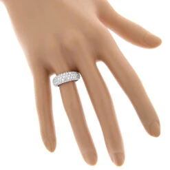 Pave Ladies Diamond Wedding Band 2.2ct 14K White Gold Ring 10 Pave Ladies Diamond Wedding Band 2.2ct 14K White Gold Ring -Its Hot Jewelry Shop pave ladies diamond wedding band 17ct 14k gold ring 3 1