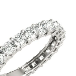 Platinum Cushion Cut Diamond Eternity Ring Diamond Anniversary Ring 2.5ct 10 Platinum Cushion Cut Diamond Eternity Ring Diamond Anniversary Ring 2.5ct -Its Hot Jewelry Shop platinum cushion cut diamond eternity ring diamond anniversary ring 25ct box