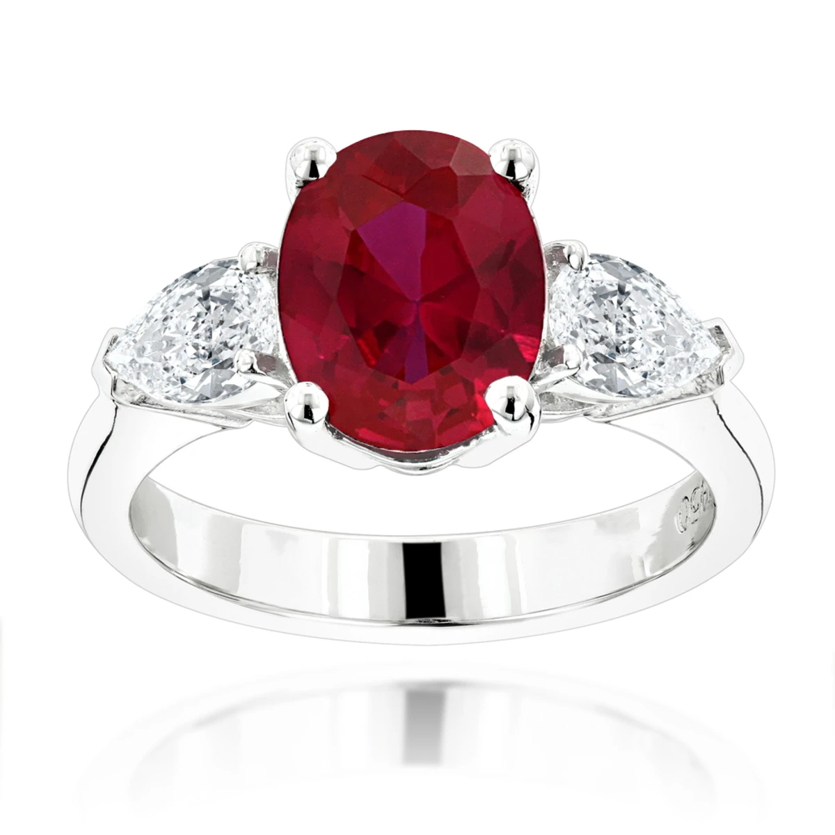 Unique 3 Stone Platinum Diamond And Ruby Engagement Ring 3 Unique 3 Stone Platinum Diamond And Ruby Engagement Ring