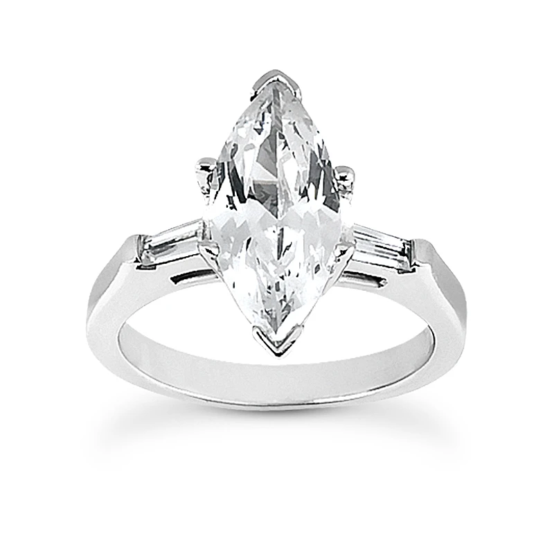 Platinum Diamond Engagement Ring 1.16ct 3 Platinum Diamond Engagement Ring 1.16ct