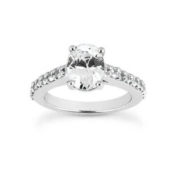 Platinum Diamond Engagement Ring 1.42ct 2.3mm