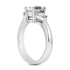 Platinum Diamond Engagement Ring Set 1.50ct Band: 1mm, Eng.: 1.3mm -Its Hot Jewelry Shop platinum diamond engagement ring set 150ct p 30202 additional white
