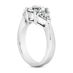 Platinum Diamond Engagement Ring Set 1.70ct Band: 1.5mm, Eng.: 2.4mm -Its Hot Jewelry Shop platinum diamond engagement ring set 170ct p 30172 additional white