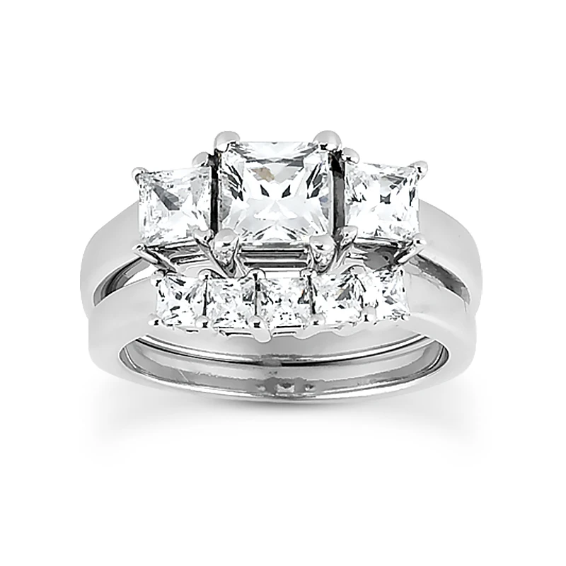 Platinum Diamond Engagement Ring Set 2.24ct Band: 2.70mm, Eng.: 2.80mm 3 Platinum Diamond Engagement Ring Set 2.24ct Band: 2.70mm, Eng.: 2.80mm