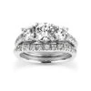 Platinum Diamond Engagement Ring Set 2.53ct