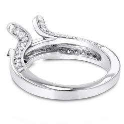 Platinum Diamond Engagement Ring Setting 0.40ct -Its Hot Jewelry Shop platinum diamond engagement ring setting 040ct p 34729 backwh