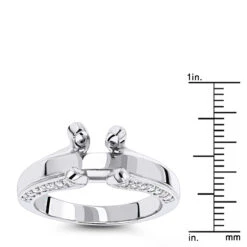 Platinum Diamond Engagement Ring Setting 0.40ct -Its Hot Jewelry Shop platinum diamond engagement ring setting 040ct p 34729 rulerwh