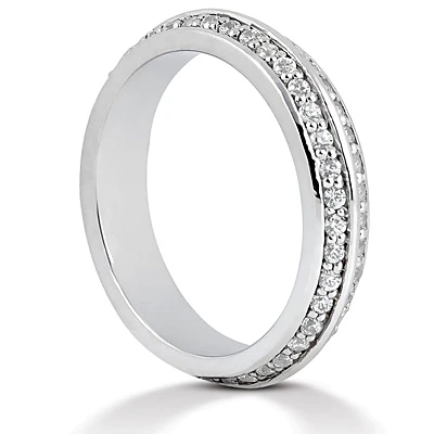 Platinum Diamond Eternity Band 0.80ct 4.3mm 4 Platinum Diamond Eternity Band 0.80ct 4.3mm - Image 2