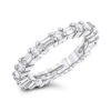 Platinum Round And Baguette Cut Diamonds Eternity Band 1.56ct 1 Platinum Round And Baguette Cut Diamonds Eternity Band 1.56ct -Its Hot Jewelry Shop platinum diamond eternity band 156ct p 30367 wh