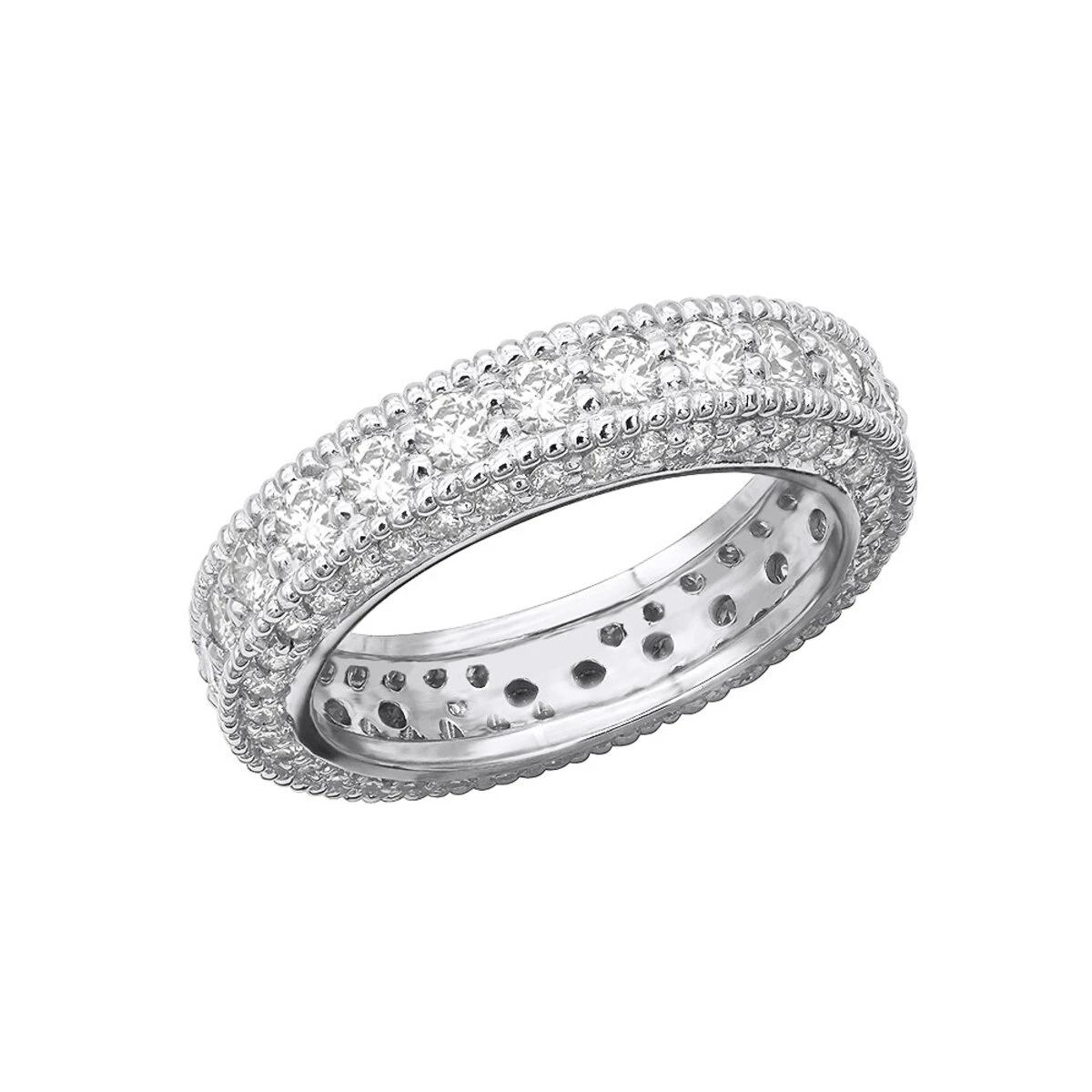 Platinum Diamond Eternity Band 2.06ct 3 Platinum Diamond Eternity Band 2.06ct