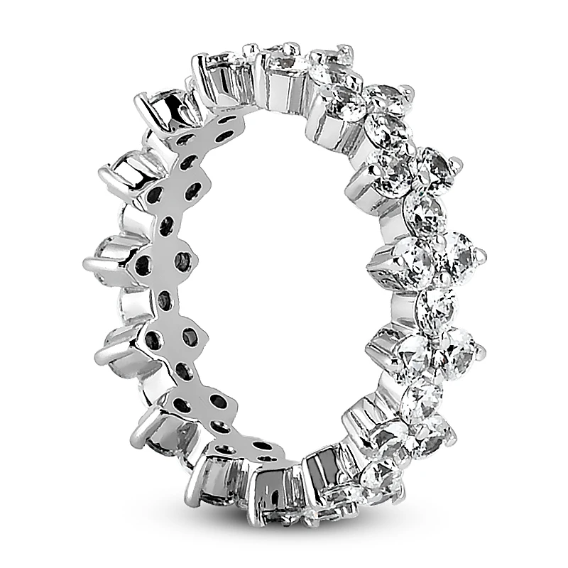 Platinum Diamond Eternity Band 2.25ct 6.3mm 4 Platinum Diamond Eternity Band 2.25ct 6.3mm - Image 2