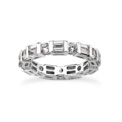Platinum Diamond Eternity Band 2.32ct