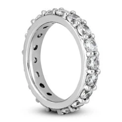 Platinum Diamond Eternity Band 2.70ct -Its Hot Jewelry Shop platinum diamond eternity band 270ct p 30441 back white 20220420 20220426