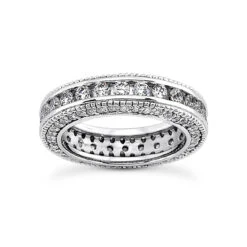 Platinum Diamond Eternity Band 2.90ct