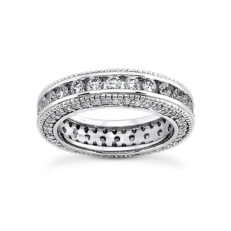 Platinum Diamond Eternity Band 2.90ct 3 Platinum Diamond Eternity Band 2.90ct
