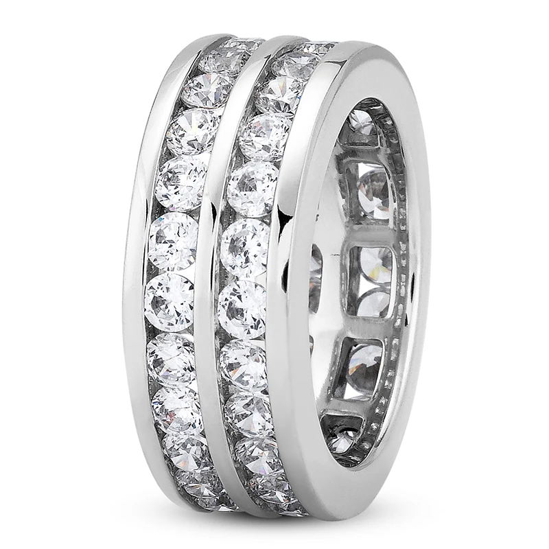 Platinum Diamond Eternity Band 3.08ct 4 Platinum Diamond Eternity Band 3.08ct - Image 2