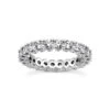 Platinum Diamond Eternity Band 3.20ct 4.3mm