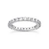 Thin Platinum Diamond Eternity Band 3.23ct
