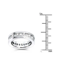 Platinum Diamond Eternity Band 4.29ct -Its Hot Jewelry Shop platinum diamond eternity band 429ct p 30439 rulerwh