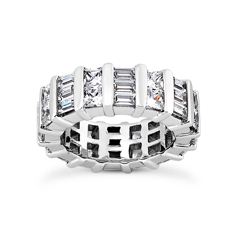 Platinum Diamond Eternity Band 5.12ct 3 Platinum Diamond Eternity Band 5.12ct