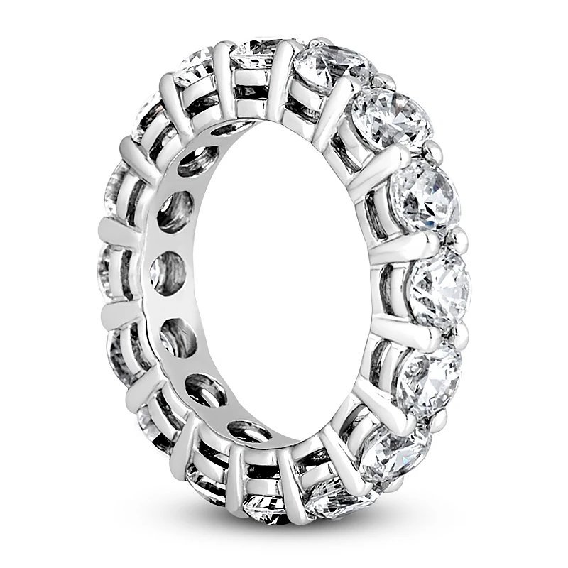 Platinum Diamond Eternity Band 5.60ct 4 Platinum Diamond Eternity Band 5.60ct - Image 2