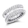 Platinum Diamond Eternity Band With Baguette And Round Diamonds 5.72ct 2 Platinum Diamond Eternity Band With Baguette And Round Diamonds 5.72ct -Its Hot Jewelry Shop platinum diamond eternity band 572ct p 30431 wh