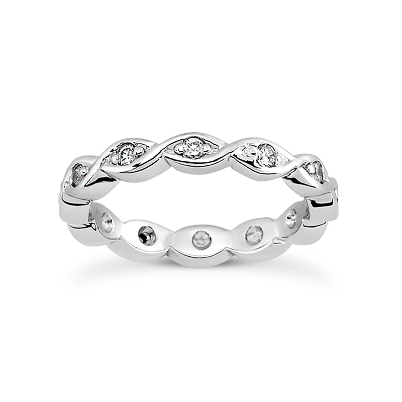 Platinum Diamond Eternity Ring 0.24ct 3 Platinum Diamond Eternity Ring 0.24ct