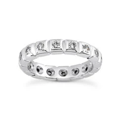 Platinum Diamond Eternity Ring 0.32ct